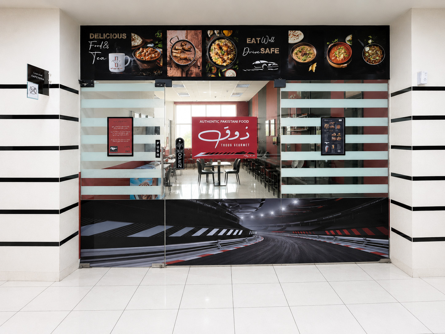 Cafe interior