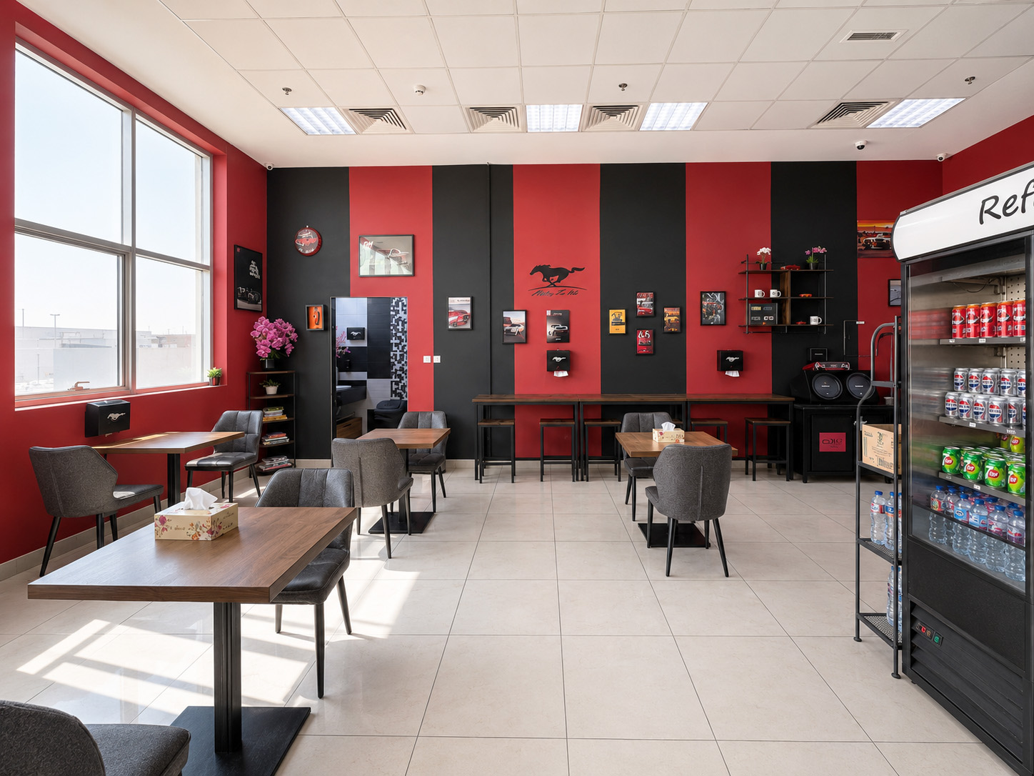 Cafe interior