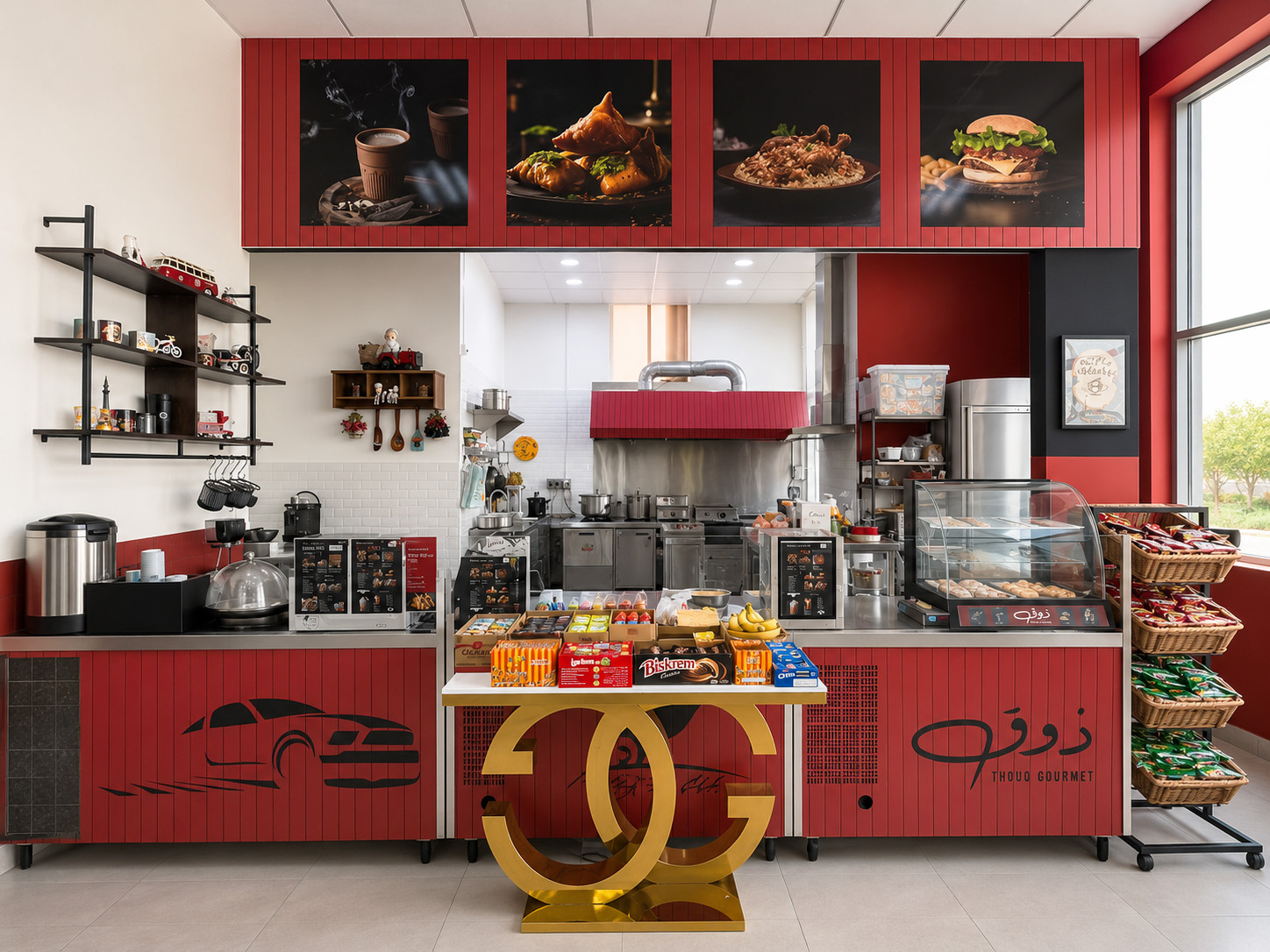Cafe interior
